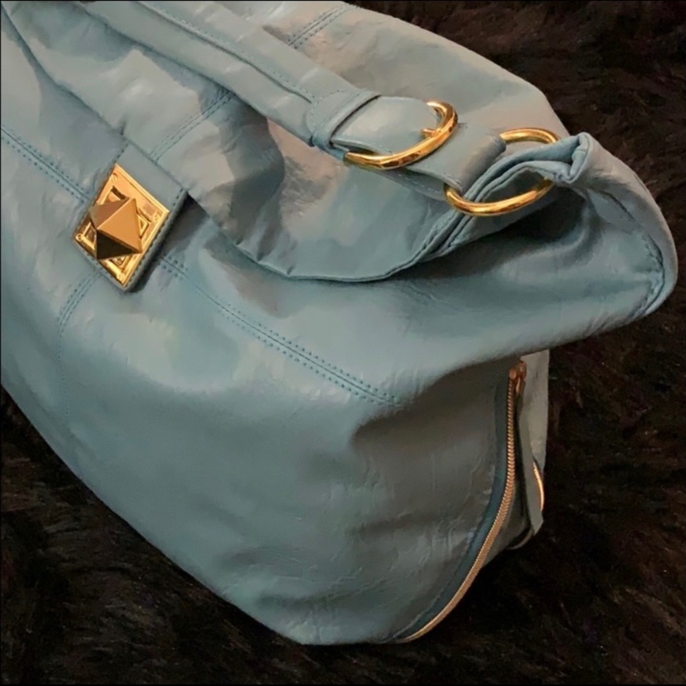 Beautiful huge vegan leather hobo purse